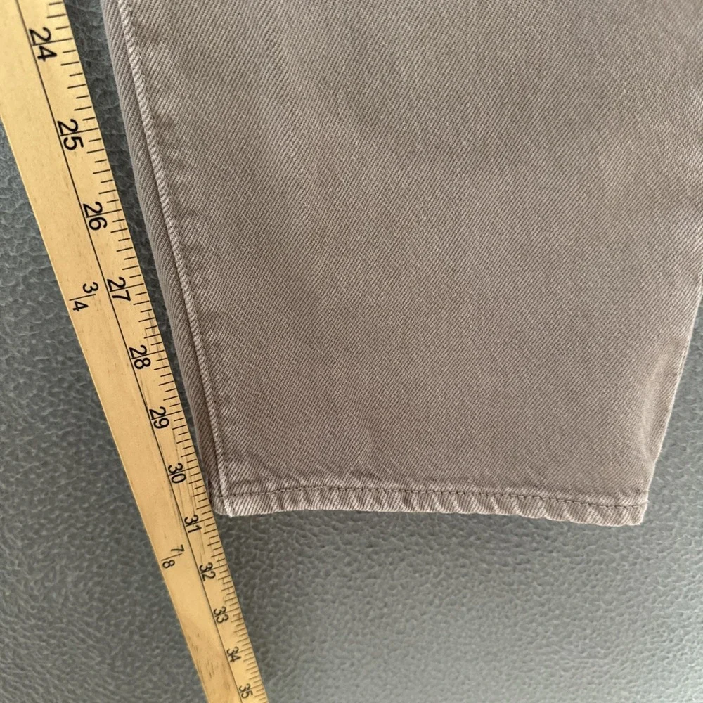 Levis 501 Jeans Mens Size 33x32 (32x31) Khaki Straight Neutral Minimalist Casual